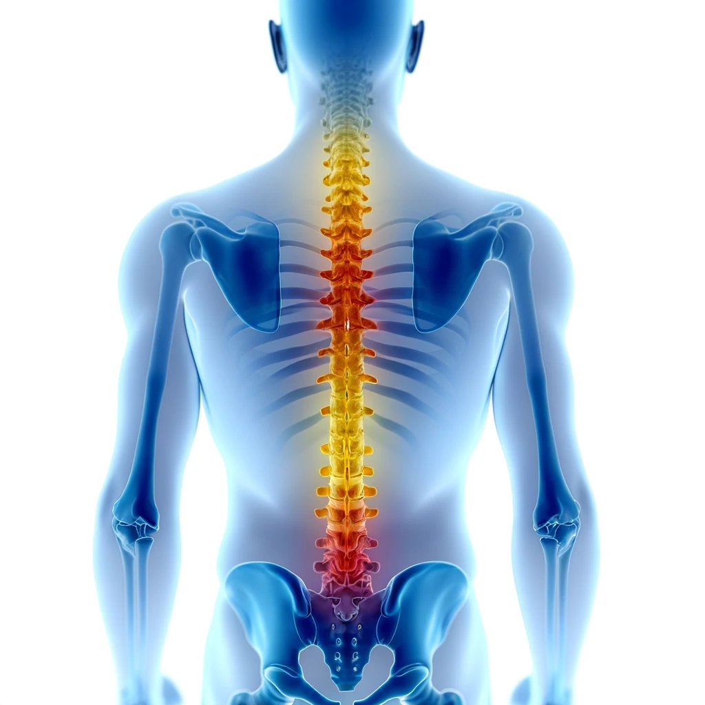 3d rendered medically accurate illustration of a man having a painful back